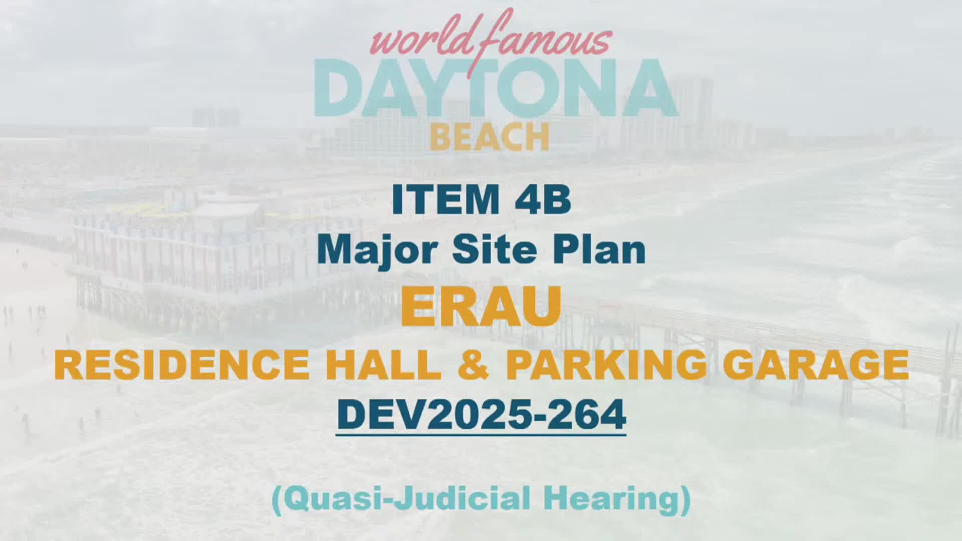 Planning board approves site plan for six‑story Embry–Riddle residence hall and parking garage