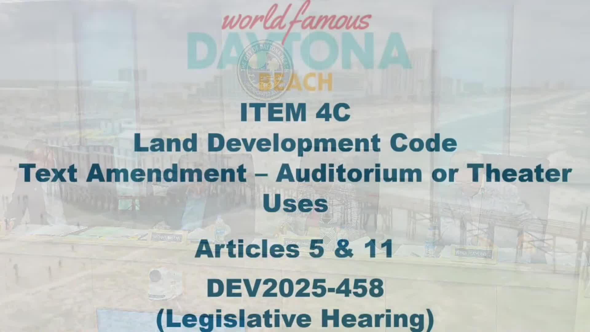 Planning board endorses land‑development‑code changes to allow theaters and small performance venues in more downtown zones