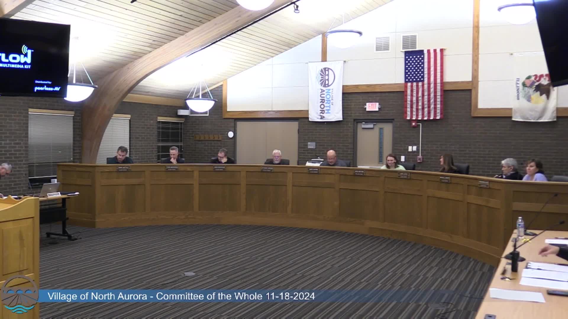 North Aurora Village Board Discusses MetroNet Franchise Termination and Upcoming Tax Levy