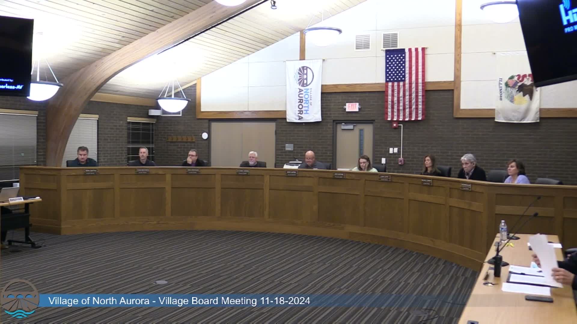 North Aurora board approves FY2024 audit; auditors issue unmodified opinion and report no control weaknesses