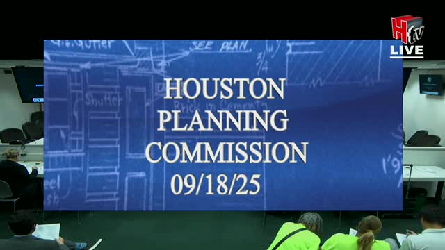 Houston Planning Commission Discusses Variance Requests and Phishing Alerts