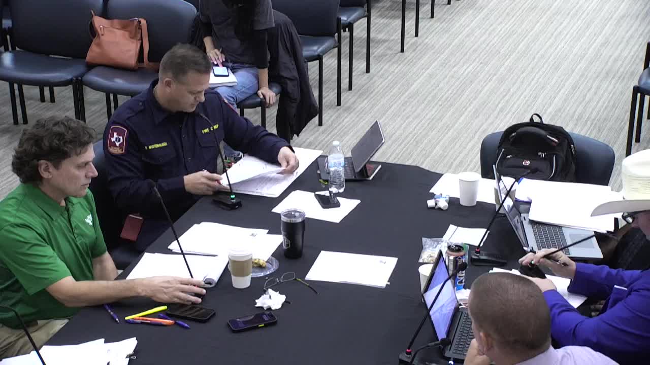 Fire Department Discusses Team Assignments and Health Standards Review
