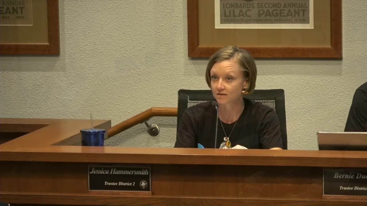 Lombard Board Discusses Community Development and Housing Variances