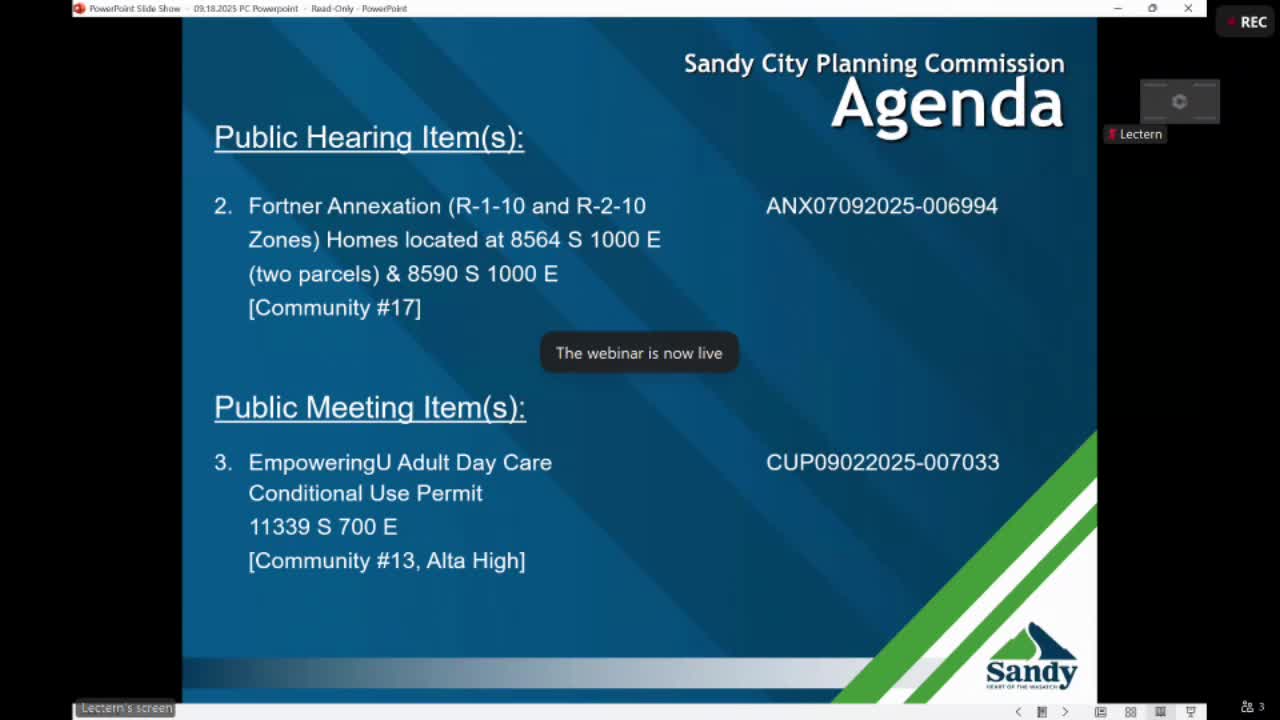 Planning Commission Approves Fortner Annexation and Adult Daycare Permit