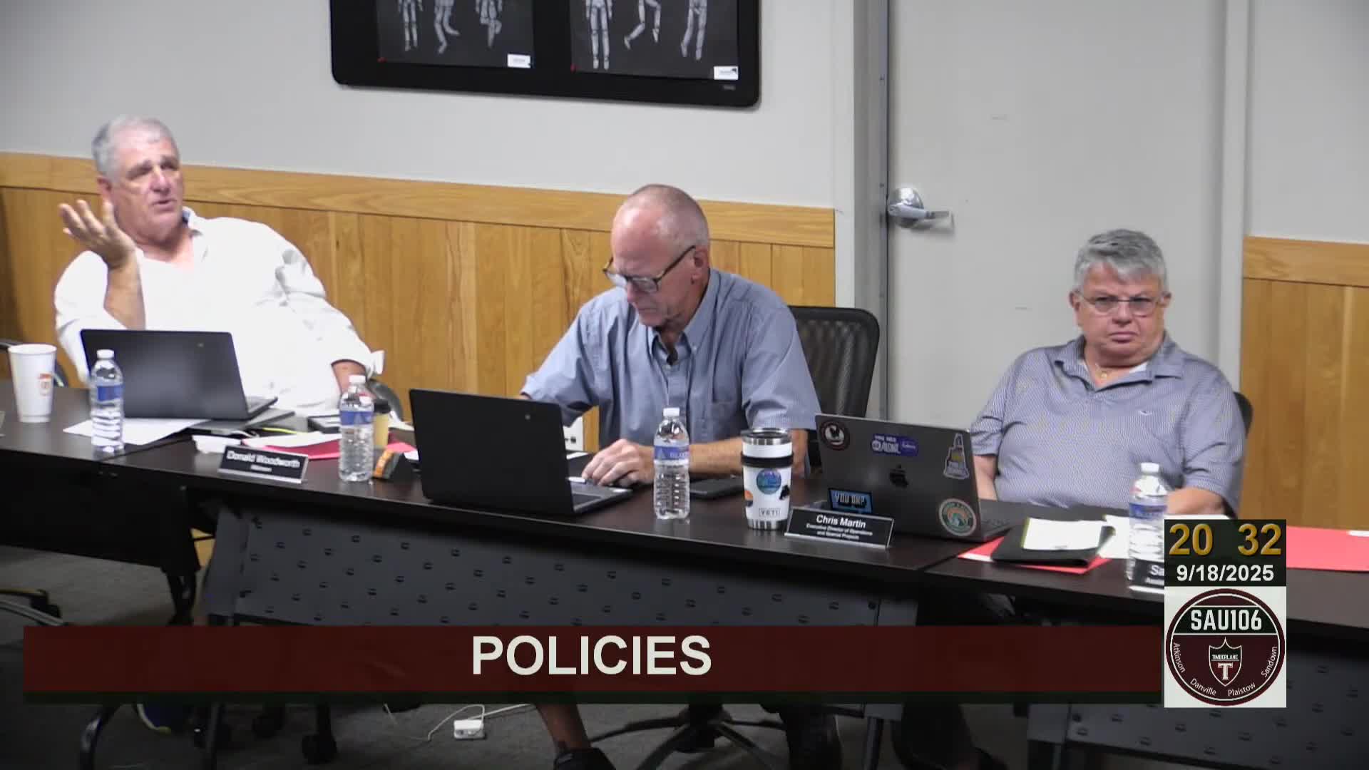 Timberlane School Board Reviews Title IX Policy and Facilities Director Process