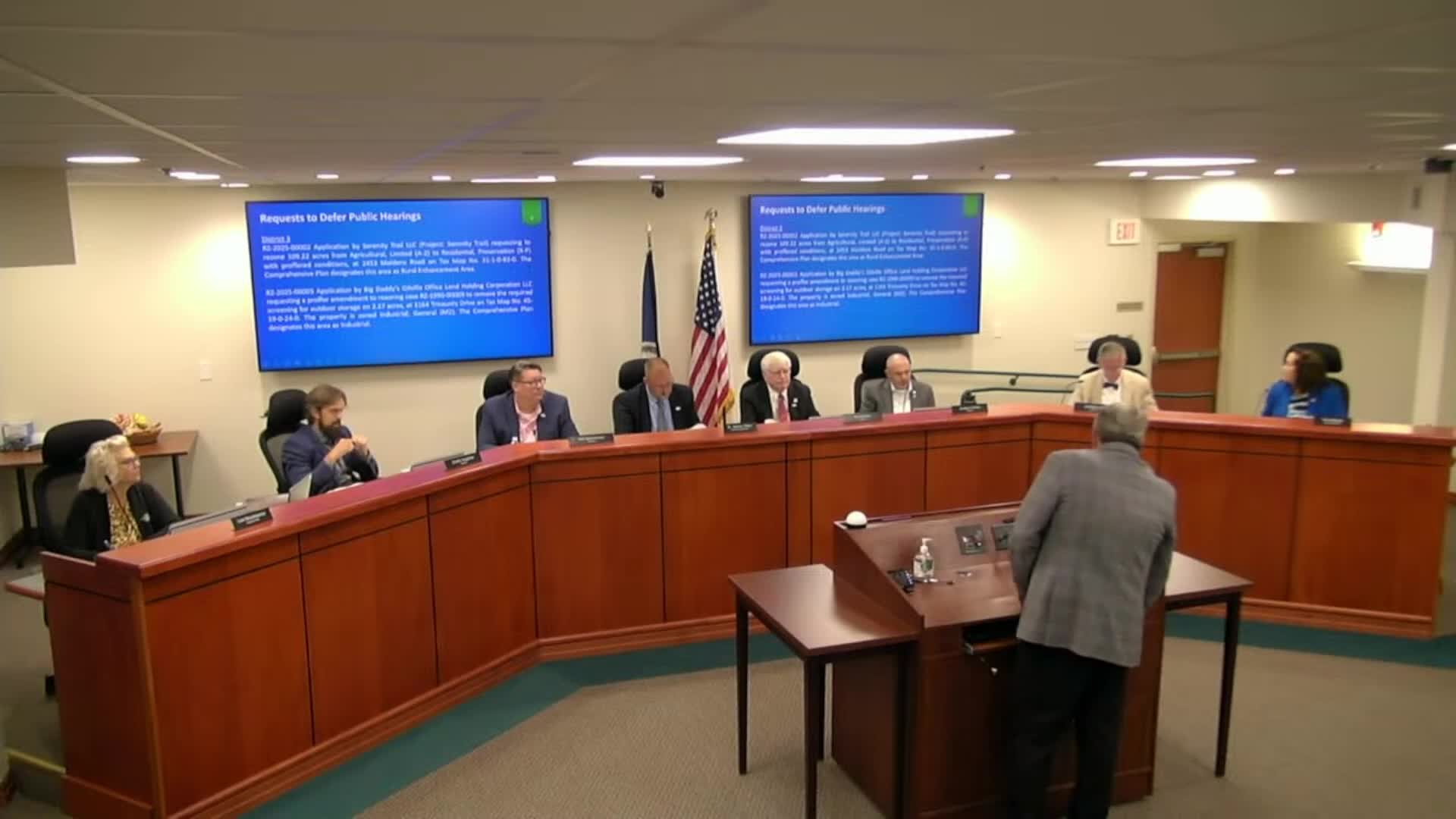 Board defers industrial‑park rezoning to May 2026 amid enforcement questions