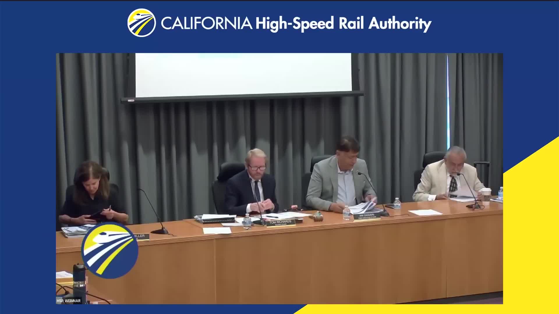 CEO presents project update; RFEI responses show industry interest in public'private partnerships and commercial uses of corridor