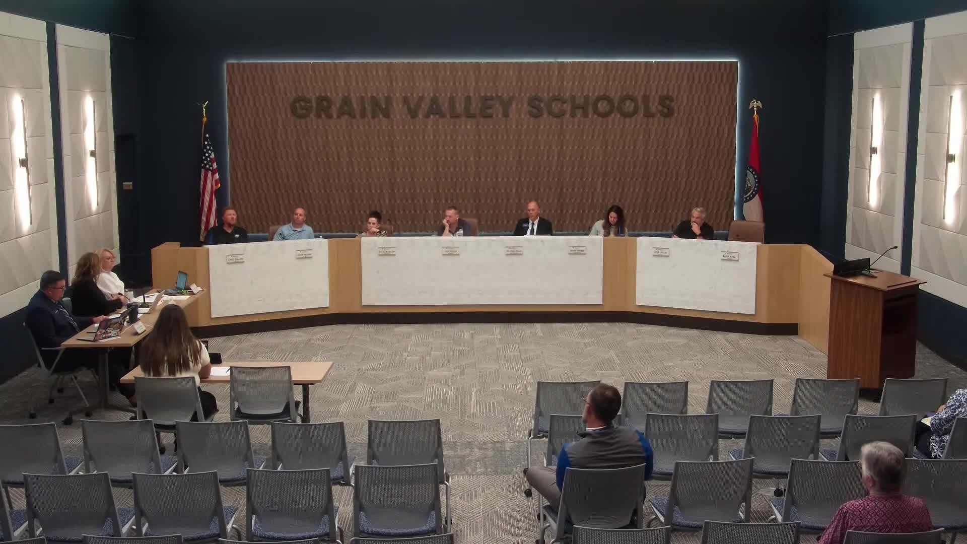 Grain Valley School Board Discusses Superintendent Search and Interview Strategies