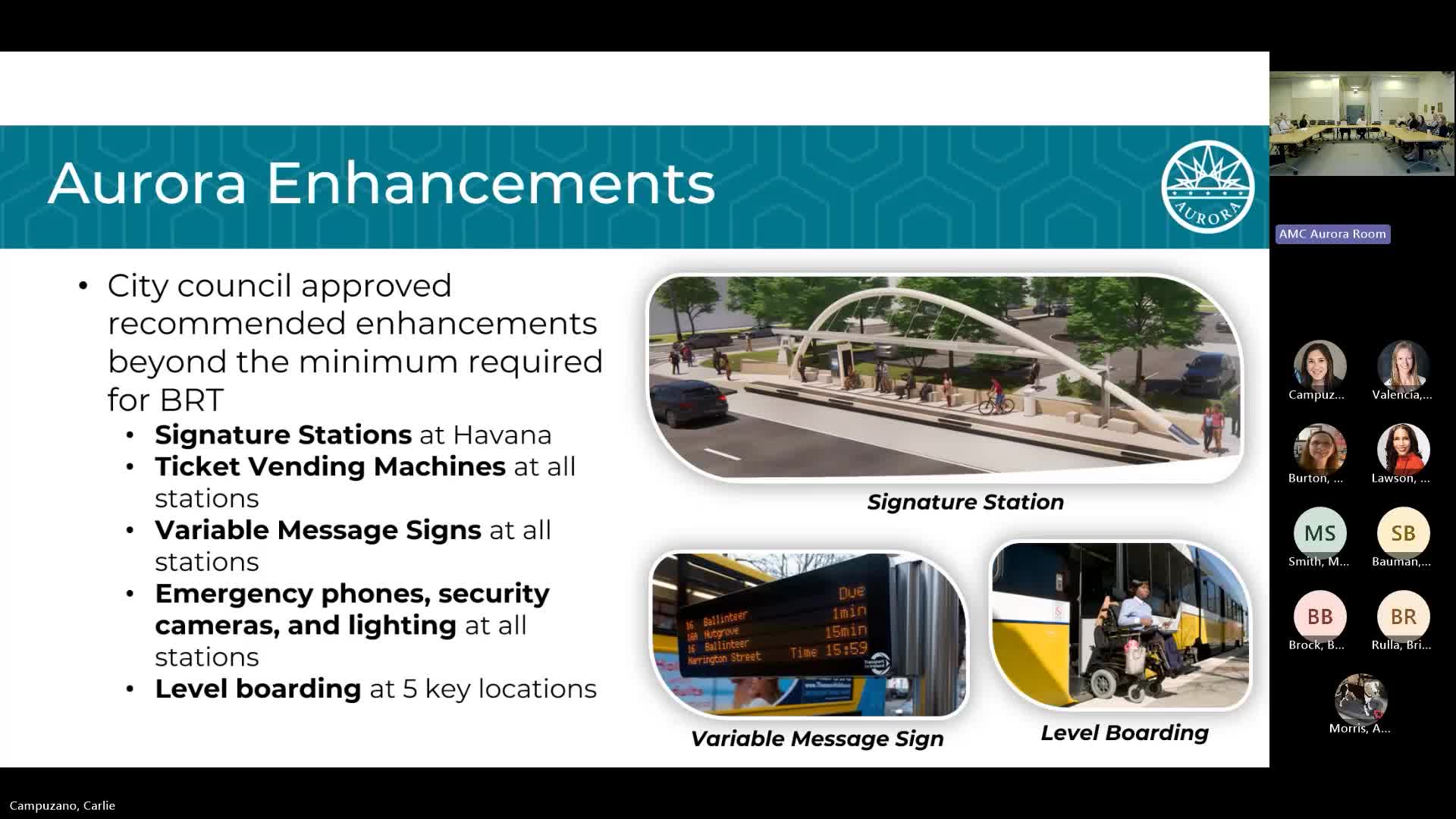 Aurora City Council unveils enhanced bus rapid transit stations at Havana and Colfax
