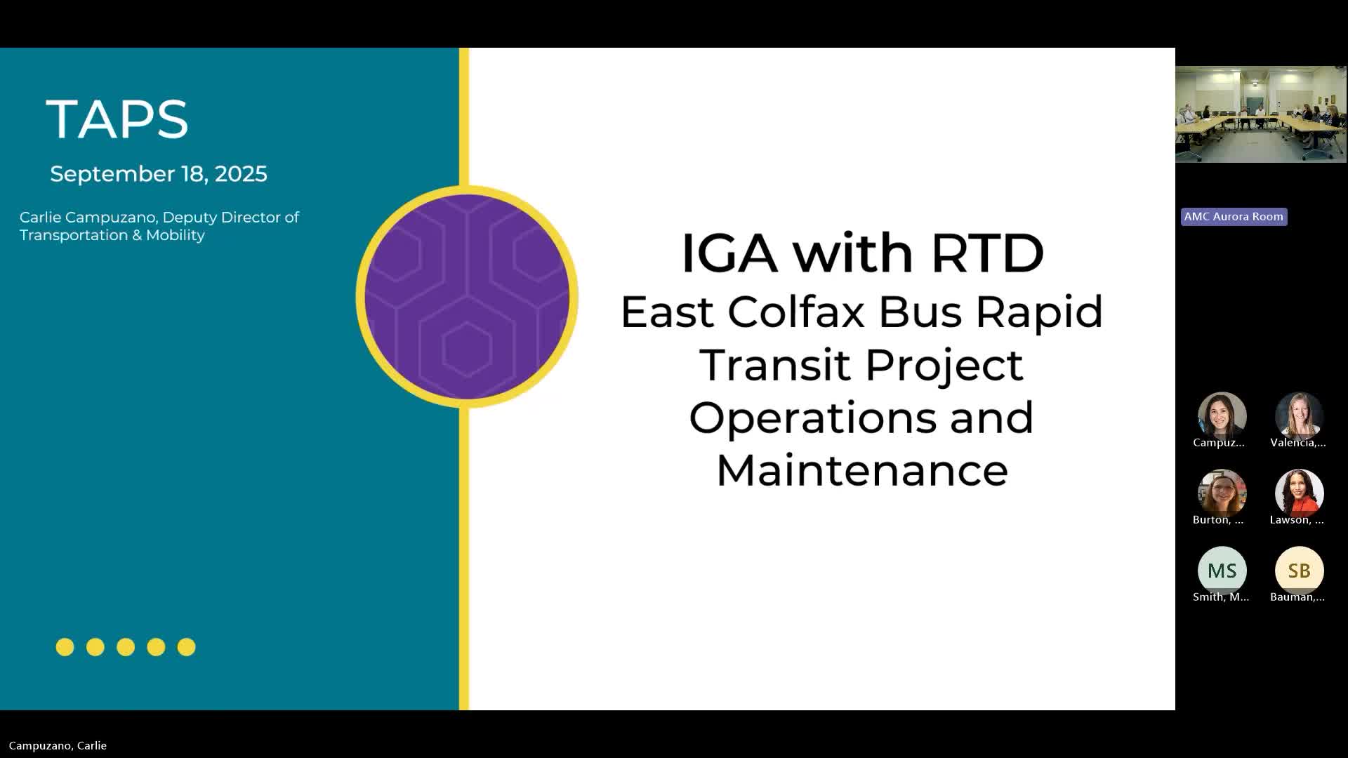 Aurora committee advances operations-and-maintenance IGA with RTD for East Colfax BRT