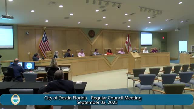 Council asks staff to draft boating‑safety ordinance for Joe’s Bayou; requested report by Oct. 1