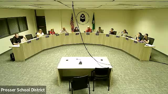Board approves Prosser Education Association ratification package with clarifications on staff development and AI language