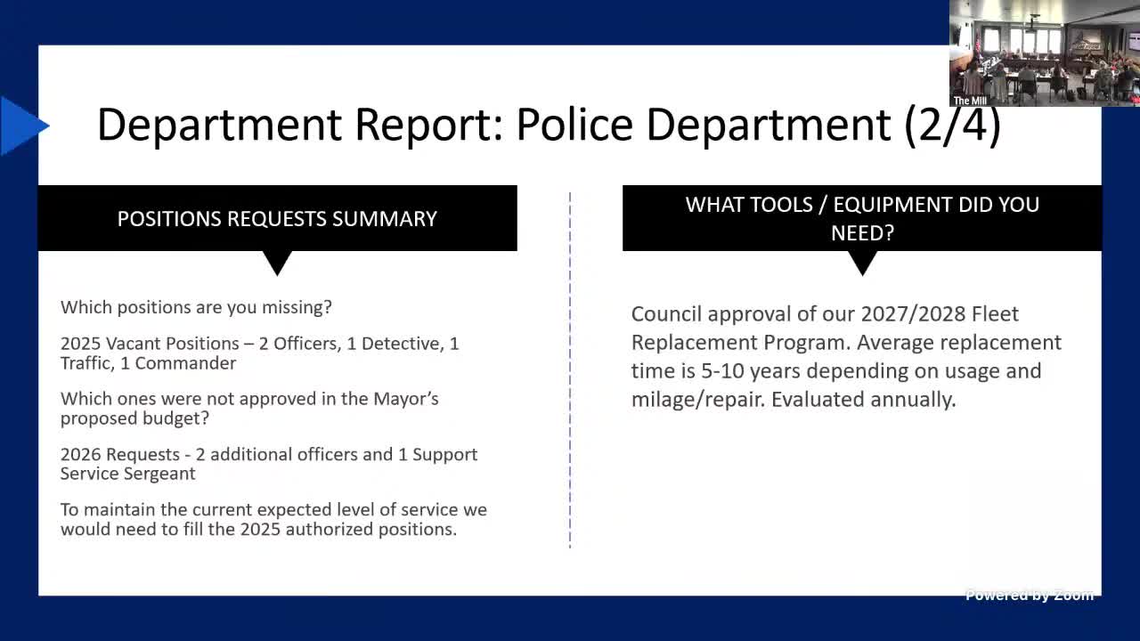 City staff outline public‑safety sales‑tax option and three‑year grant opportunity to help fund defenders and officers