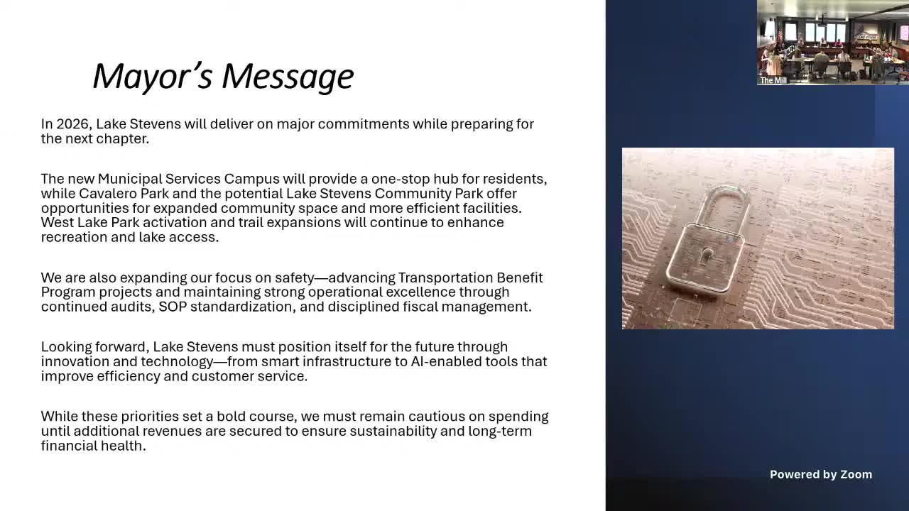 Mayor presents tight 2026 baseline budget, urges targeted cuts and revenue shifts