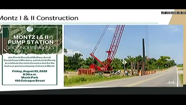 Parish president announces $33 million Muntz pump-station upgrades, invites public to Friday groundbreaking