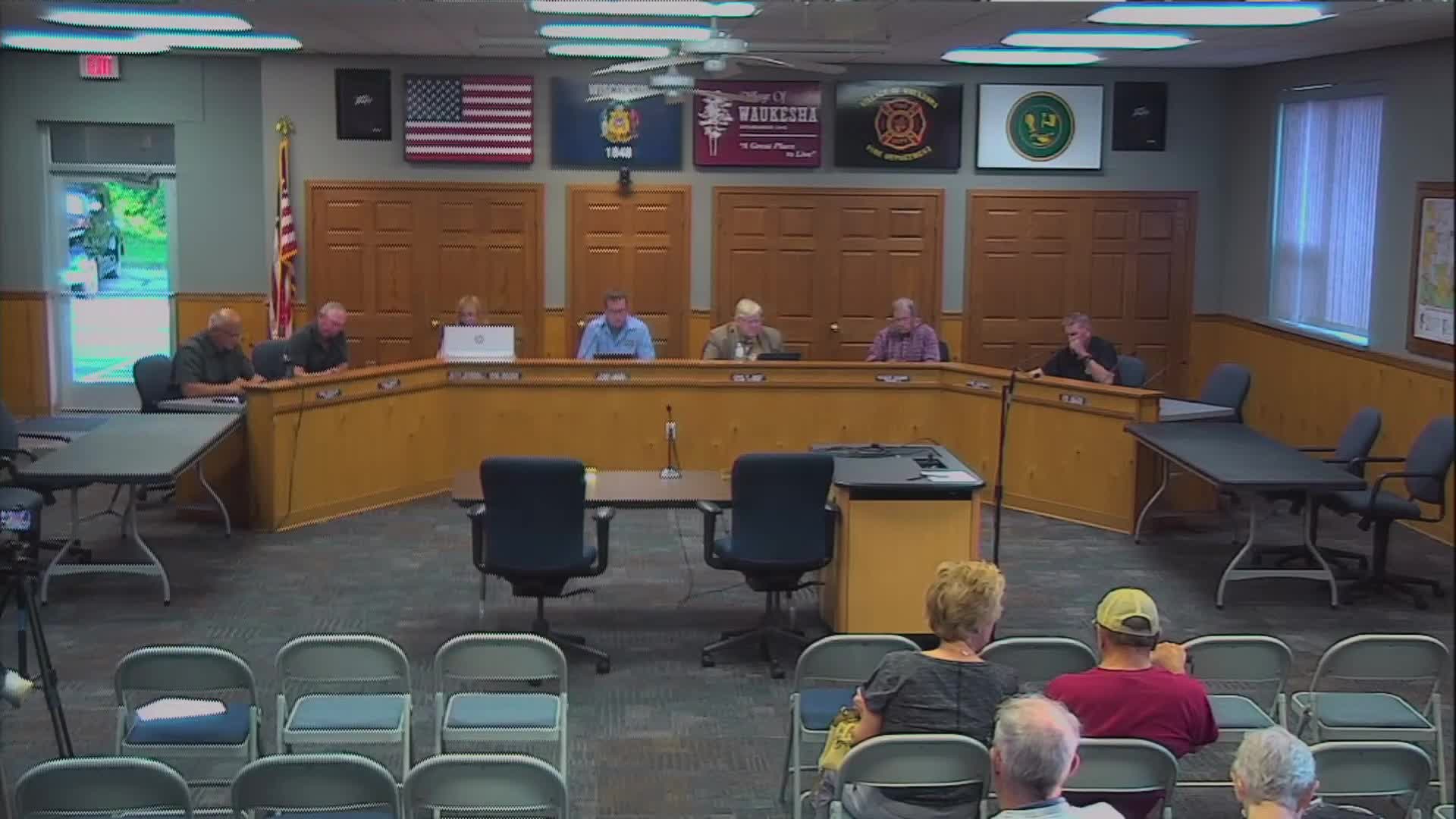 Board approves annual contract with Waukesha County for property-tax billing; cost $1.99 per parcel