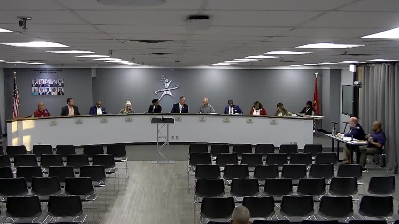 Madison County School Board elects officers for 2025-26 school year