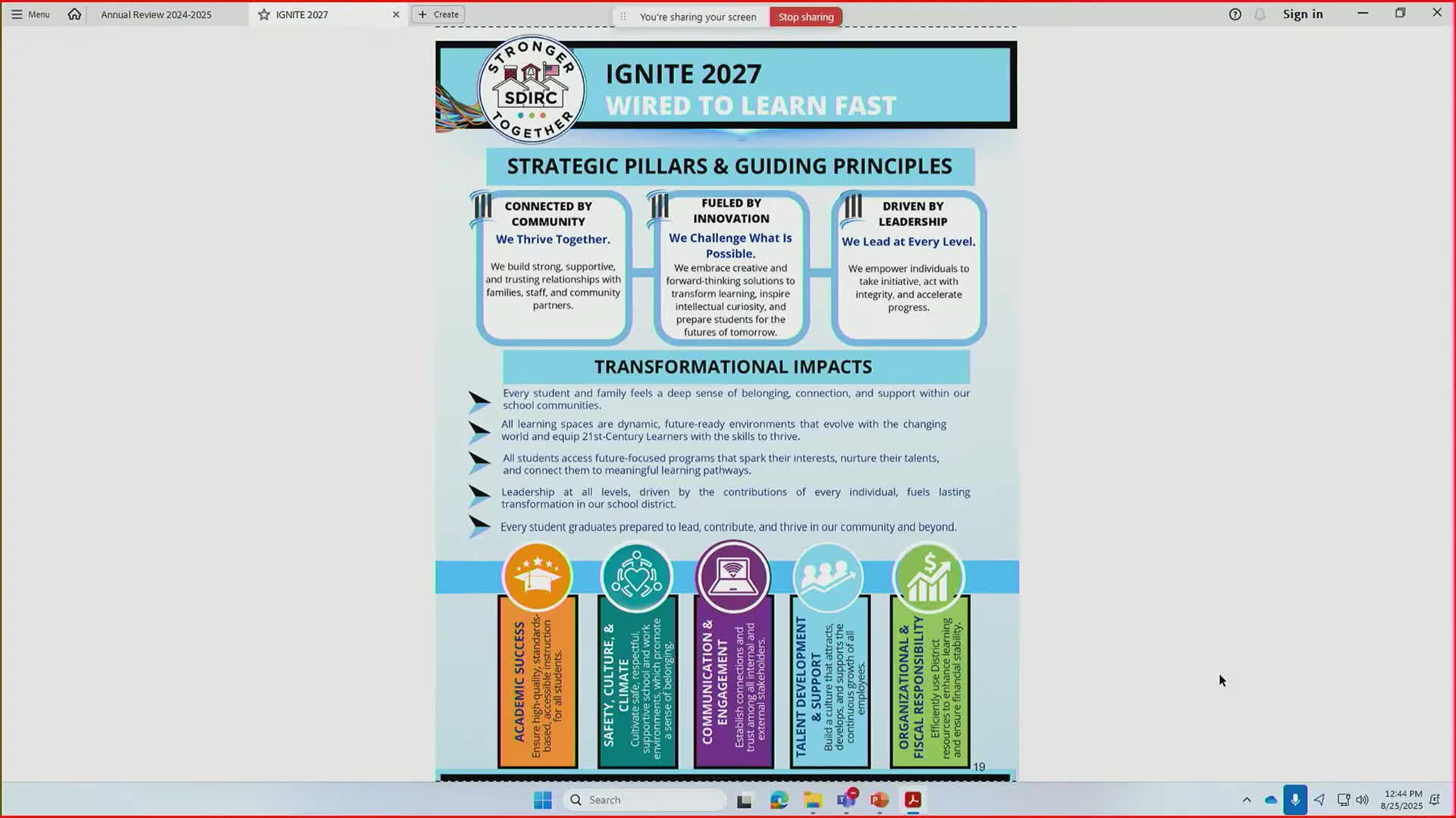 District staff preview final budget, warn of October cash shortfall; recommend $15 million TAN authority