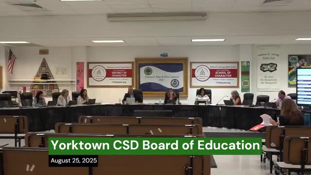 Yorktown superintendent credits students, town for C Lot paving; facilities bids for Brookside and Mohans moving forward