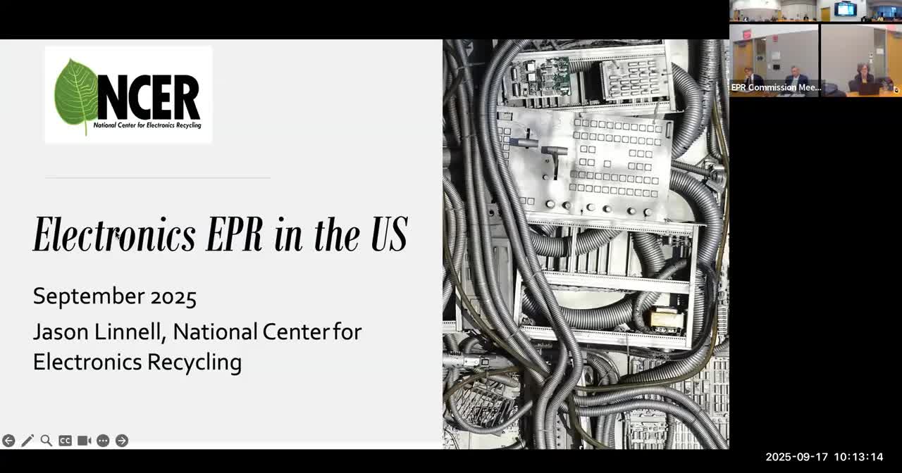 National Center for Electronic Recycling discusses state EPR laws and recycling challenges