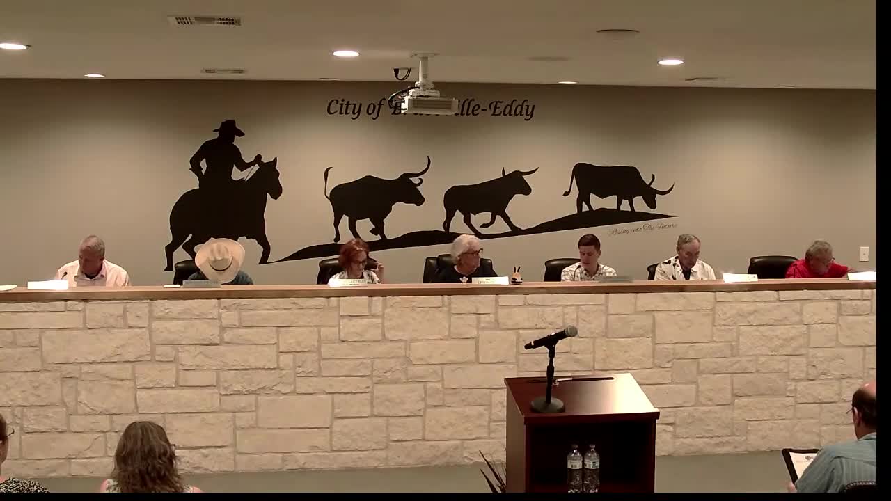 Council limits sewer hookup for RV park to one connection; approves 6‑inch tap requirement