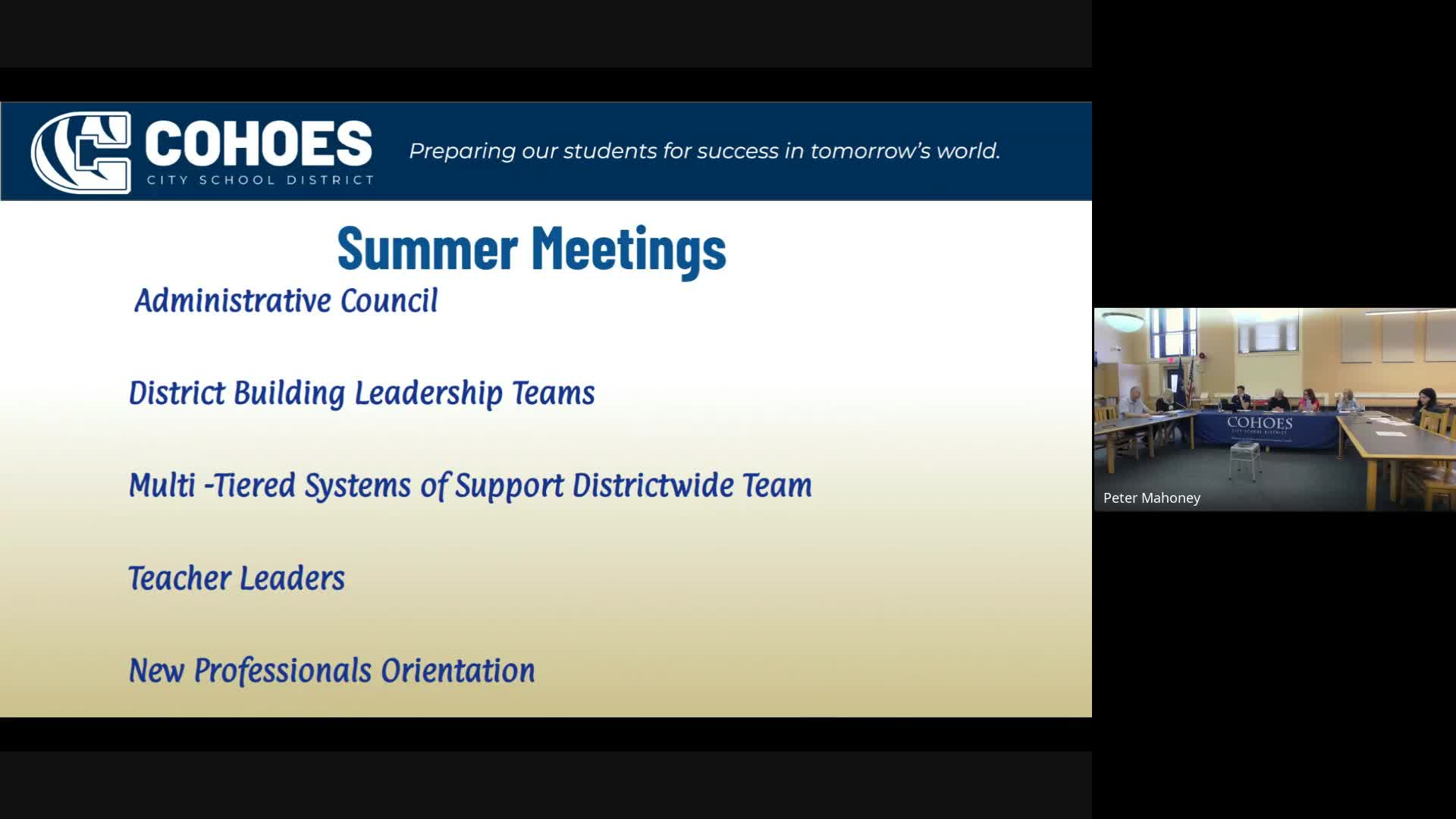 Staff says district received proposal for medical director; recommendation to come to board