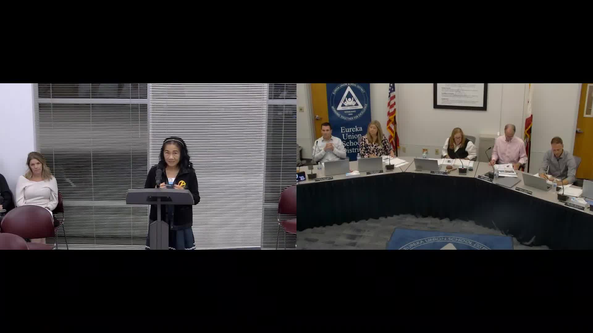 District presents English‑learner update; staff flag long‑term ELs and reclassification gates