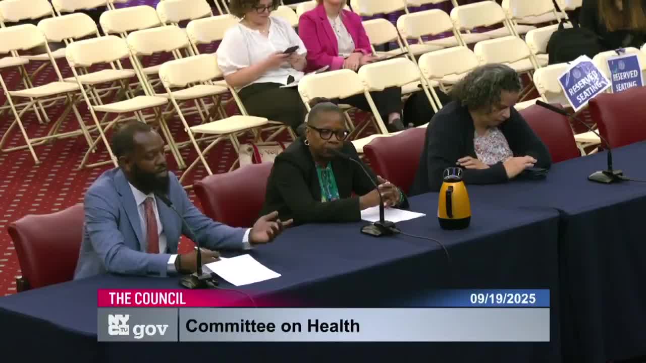 Health Committee Reviews Legionnaires Disease Response and Proposed Legislation in New York City