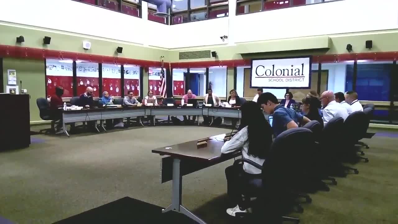 Colonial SD board approves calendar change, transportation contracts, orchestra trip and other routine items