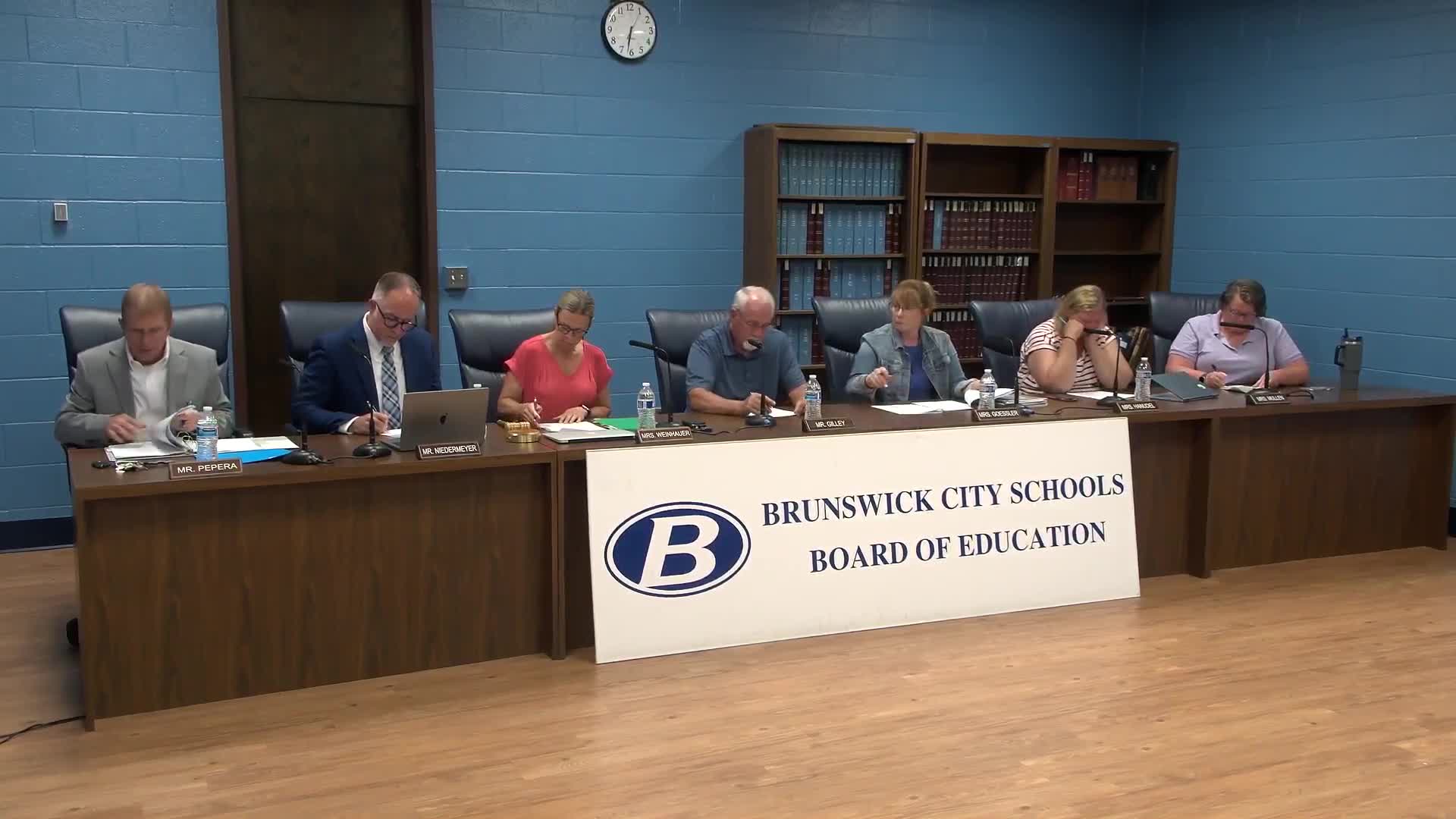 Brunswick board approves June financial report; treasurer highlights $6.4M in interest income over three years