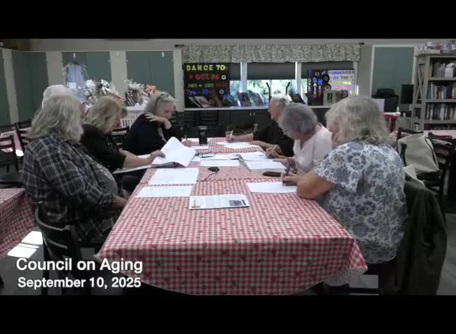 Senior center lists speakers, outreach and a Lancaster trip; ticket and scheduling details remain