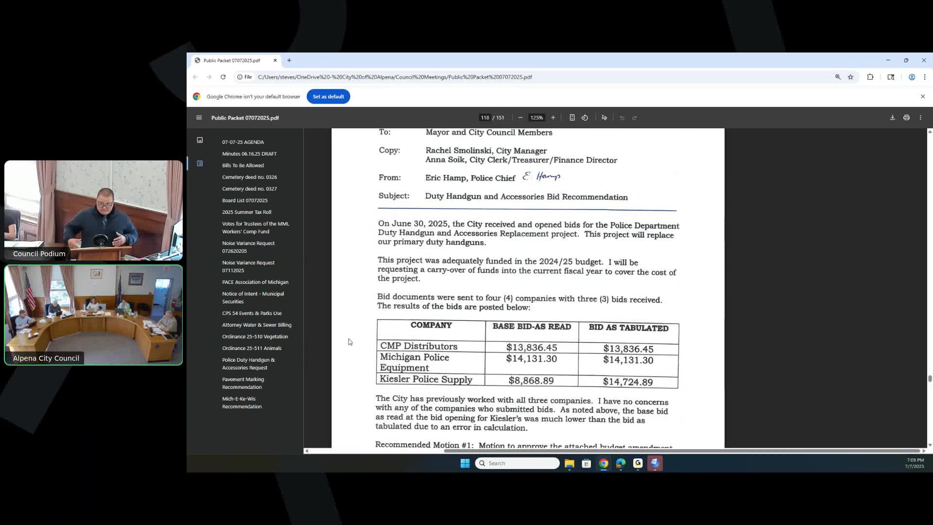 Council approves replacement of police duty handguns, switches to 9mm to reduce ammo costs