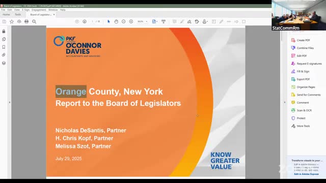 Independent auditors issue unmodified opinion on Orange County 2024 financials; sales tax and grant rollovers shape results