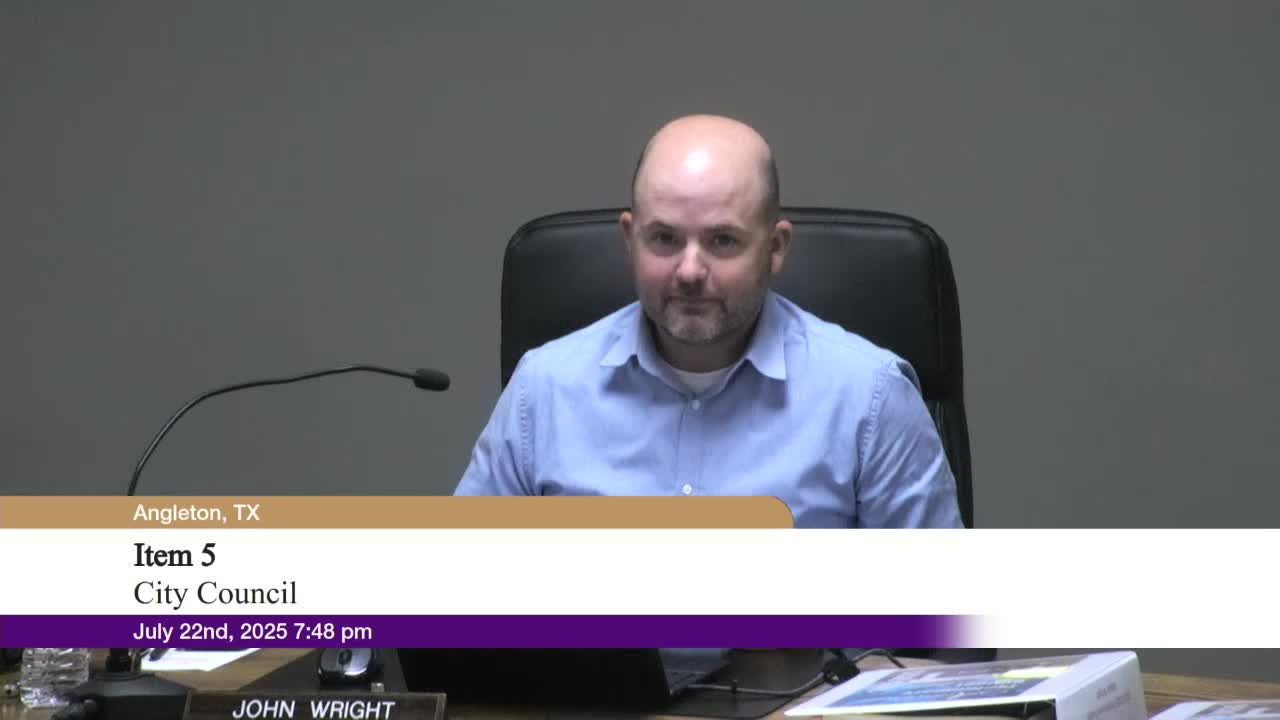 Residents press Angleton council over Gambit energy storage noise; council orders review, invites developer back