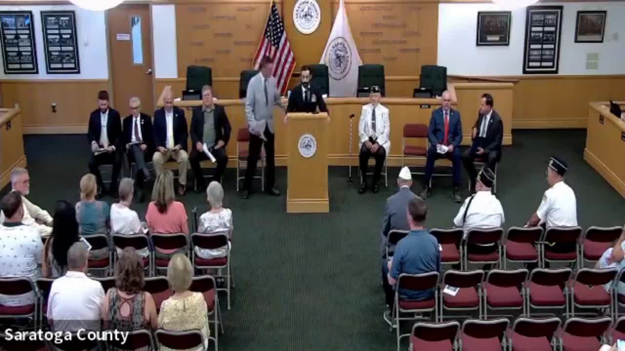 Saratoga County honors World War II Navy veteran John T. Golden Sr.