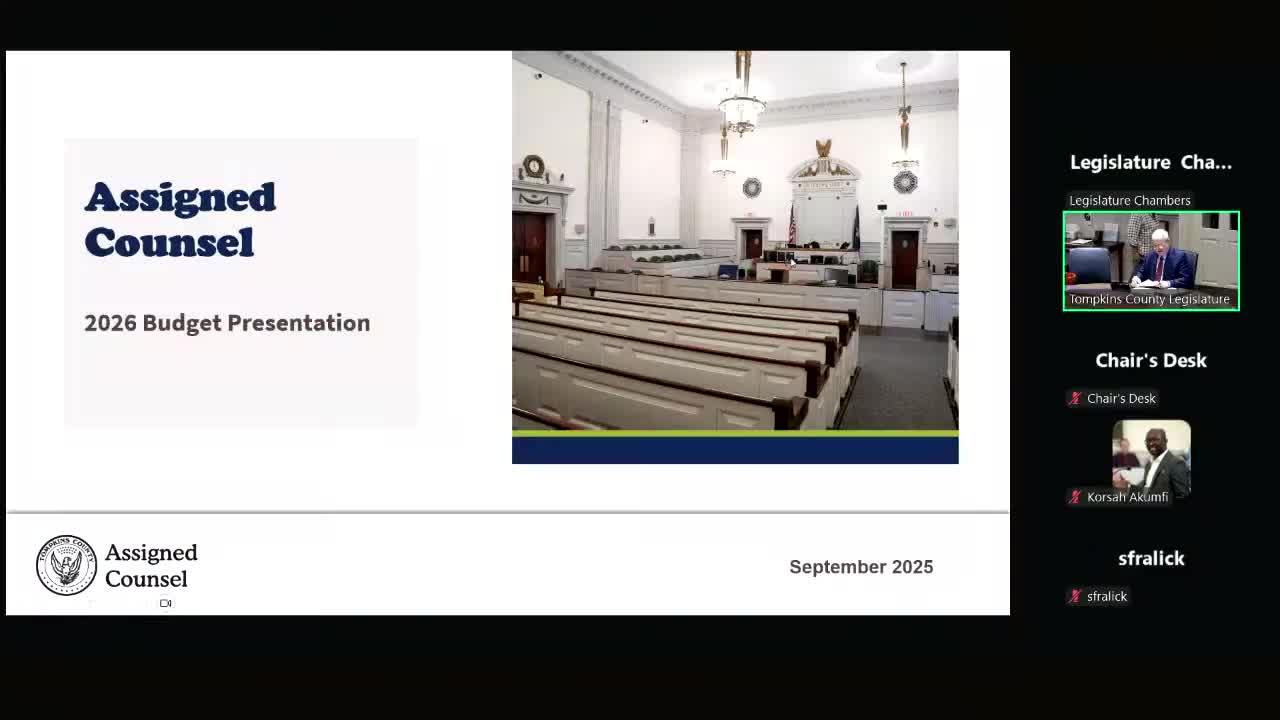 Assigned Counsel: discovery reforms and higher 18‑B rates push up public‑defense costs; new state aid trims county share