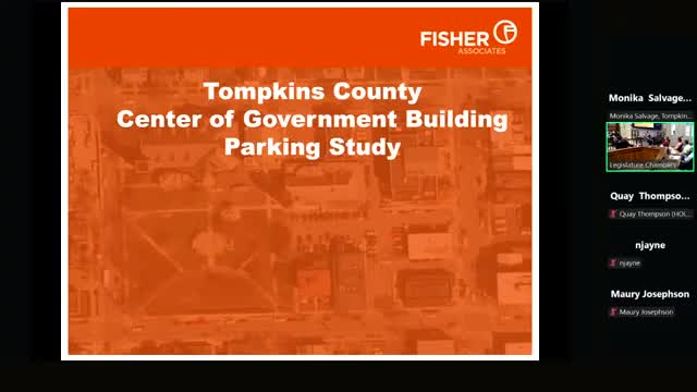 Design team says downtown parking can accommodate new county center; residents raise convenience concerns