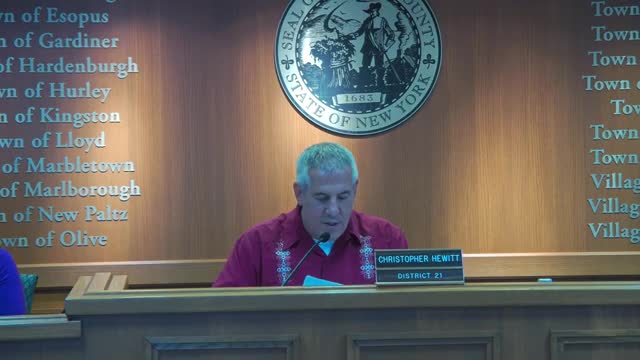 Committee postpones proposed local law on stream protection and clean‑water rights