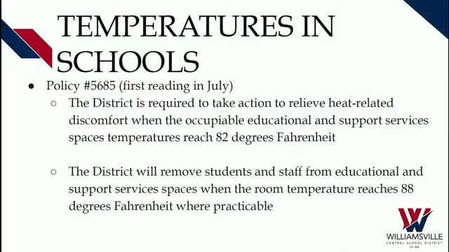 Board adopts heat policy, advances distraction-free rules and student opt-in/opt-out policies for 2025–26