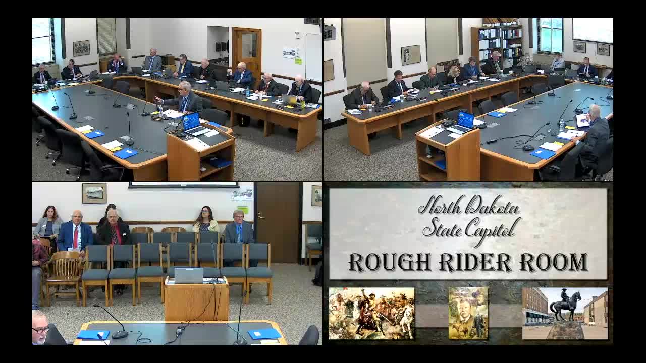North Dakota Water Topics Overview Committee Reviews Water Management and Funding Strategies