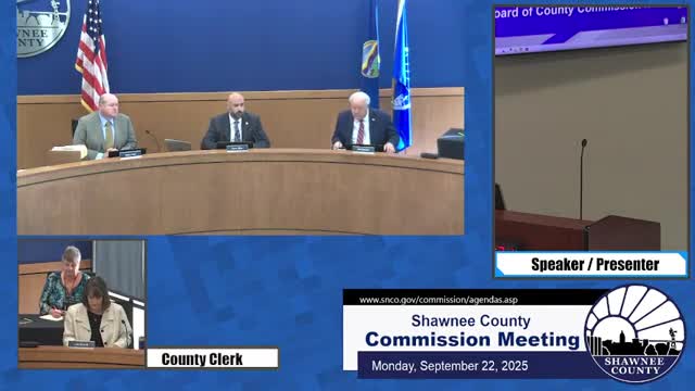 Shawnee County Commissioners Approve $3.4M in Voucher Payments and Discuss 2026 Budget