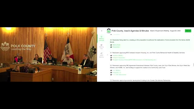 Polk County approves multiple ERA 2 and housing funding agreements, board highlights pandemic-era investments