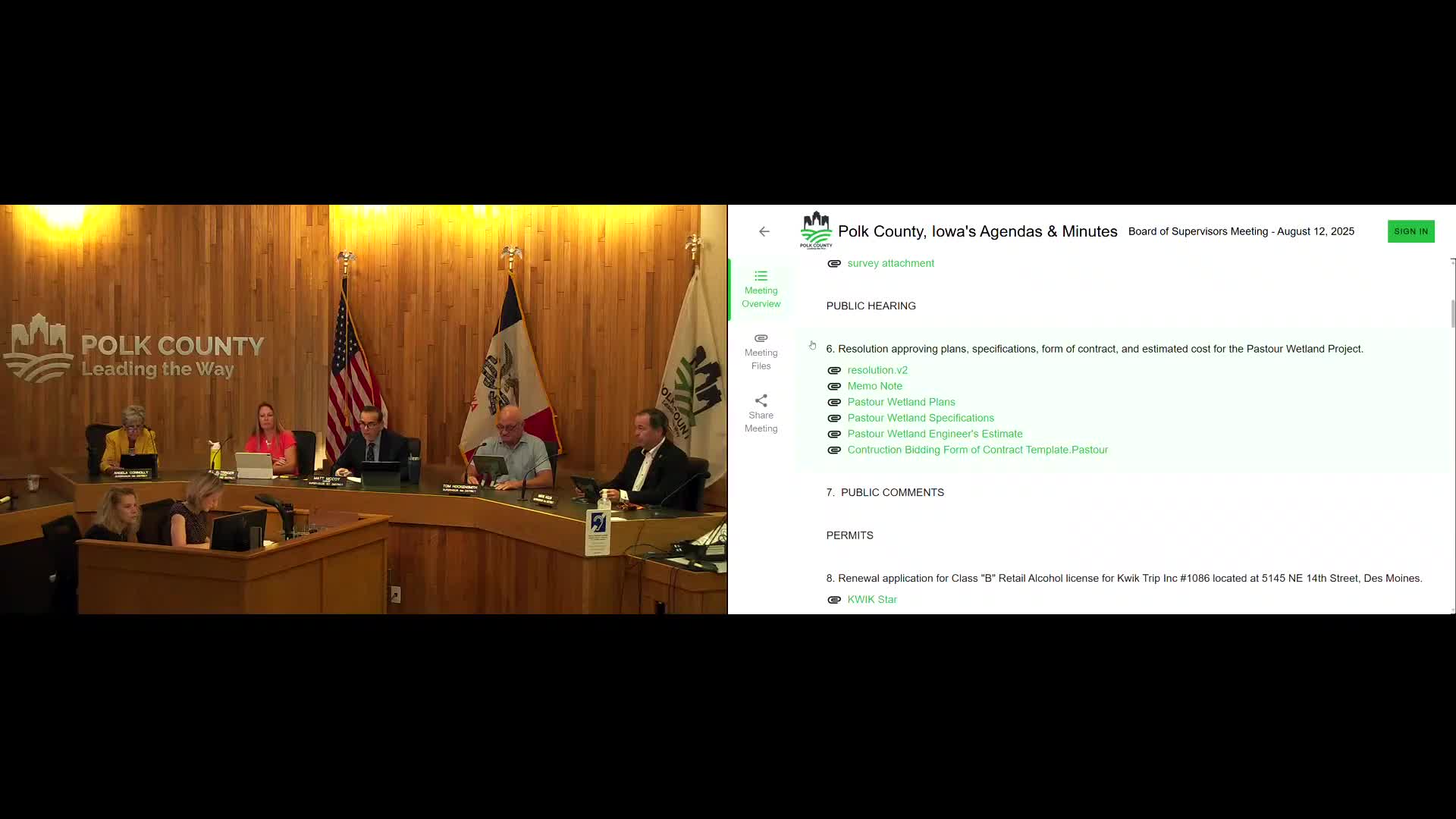 Polk County launches fully digital agenda system at supervisors meeting