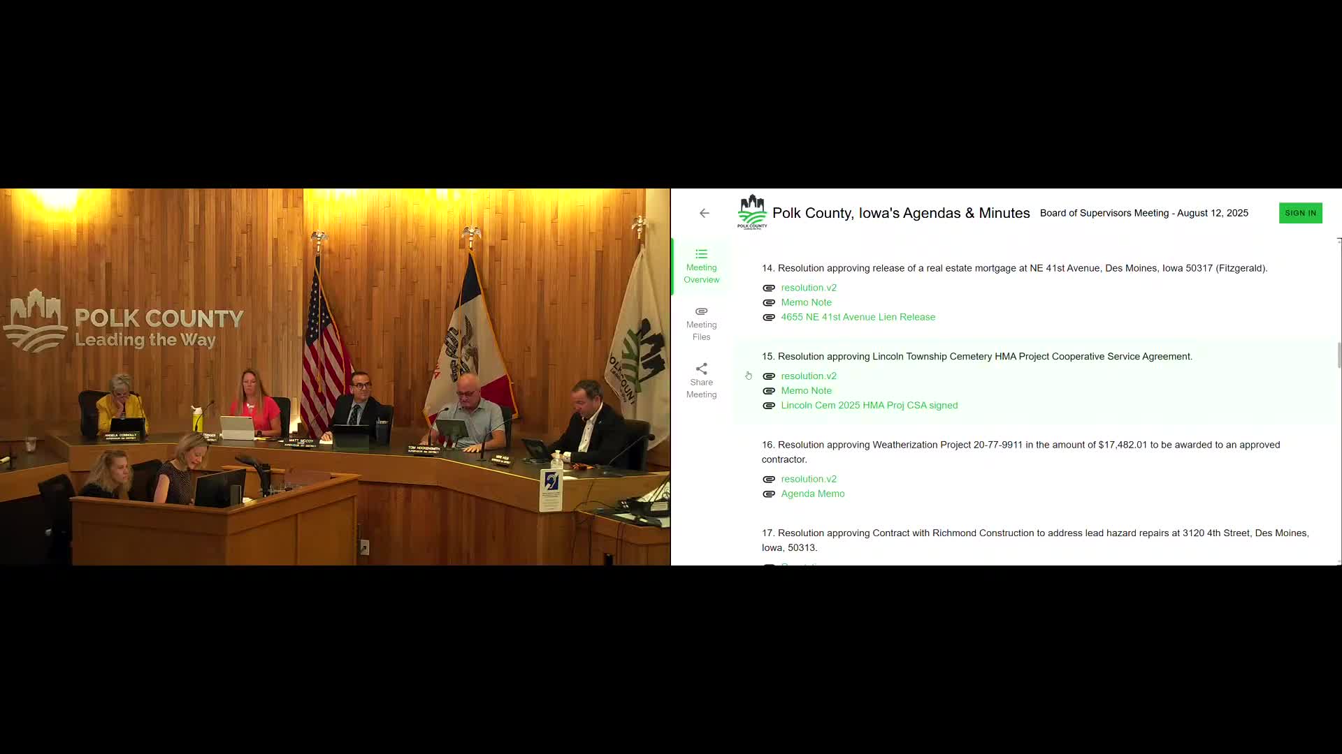 Supervisors approve lead-hazard repair contracts, weatherization award and HUD grant submission