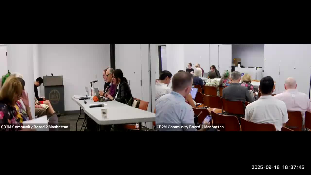 Manhattan Community Board 2 Discusses Cannabis Regulations and Local Issues
