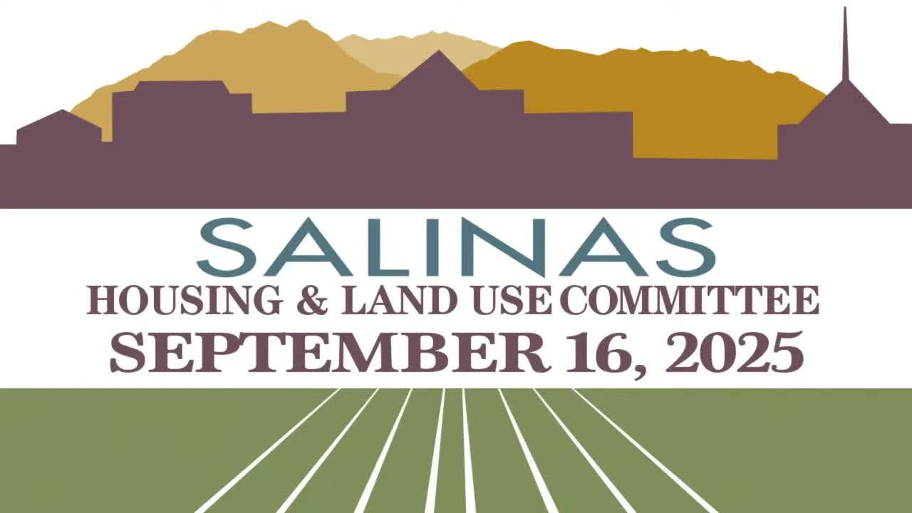 Salinas City Council Reviews HUD Funding and Community Development Report