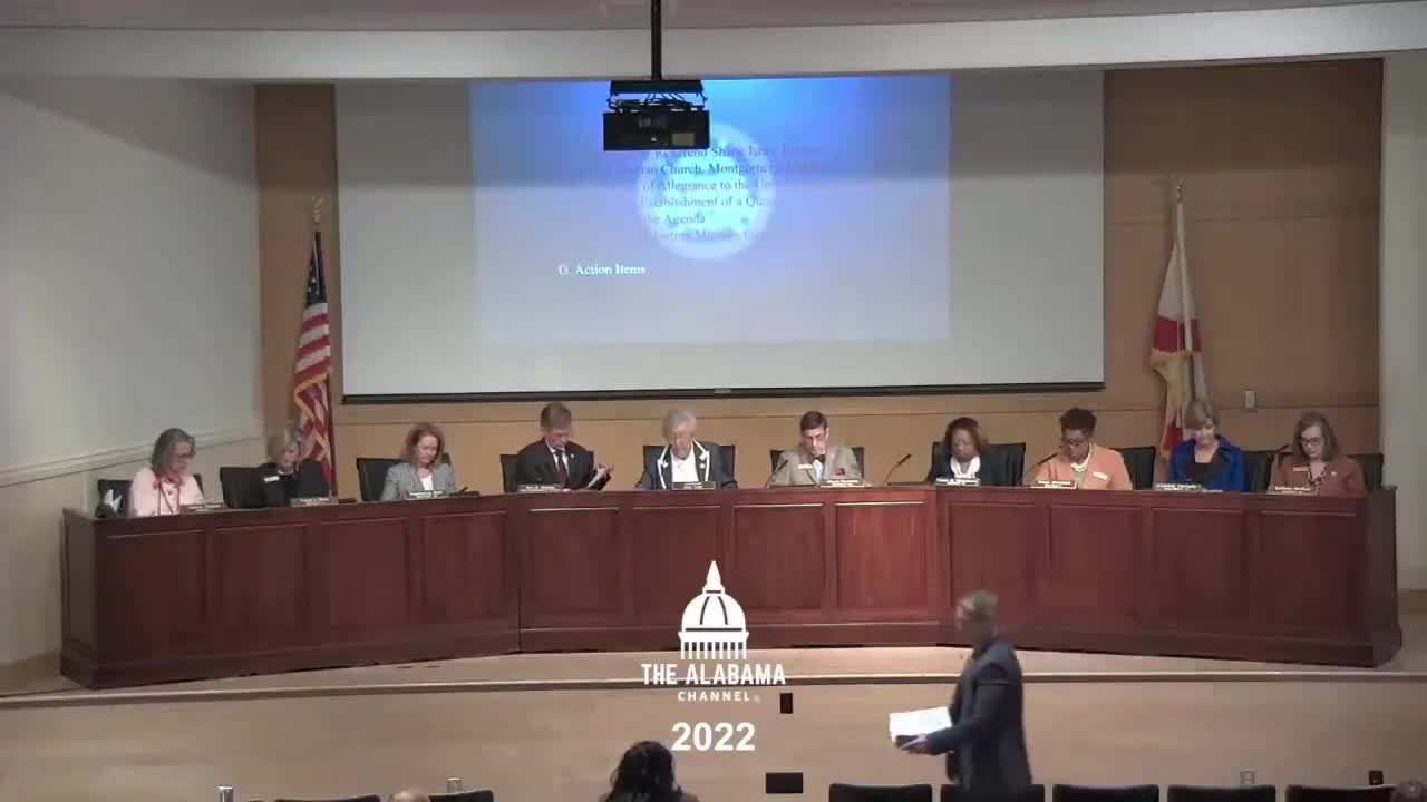 Alabama Board Recognizes School Counselors and Approves Education Resolutions