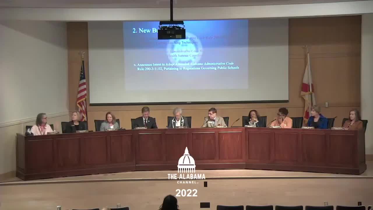 Alabama Board of Education Adopts Regulations for Graduation Rate Improvement