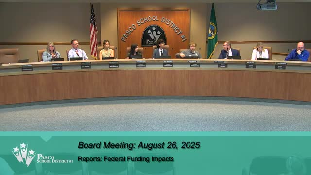 Pasco district told to plan for loss of most federal Title grants; staff estimate about $4 million impact