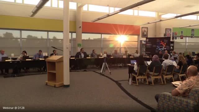 Six student representatives sworn in and deliver opening-year reports to District 128 board